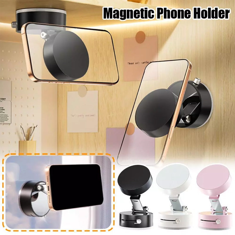 🔥2025 HEETTE VERKOOP🎁Opvouwbare Draagbare Vacuüm Magnetische Mobiele Telefoonhouder