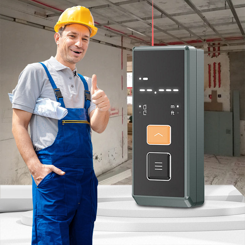 Mini handheld laserafstandsmeter set