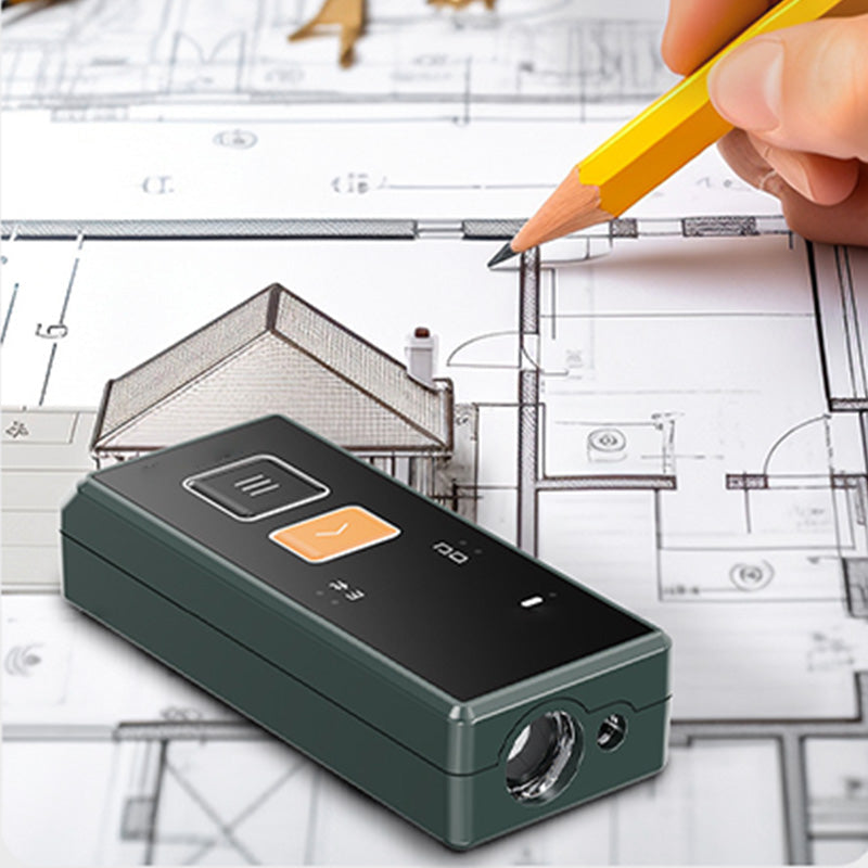 Mini handheld laserafstandsmeter set
