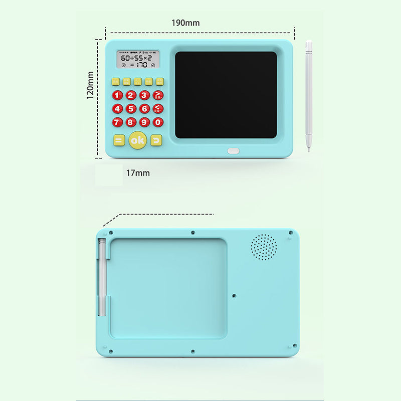 🧮 Elektronisch reken speelgoed voor kinderen (vanaf 6 jaar) Leuk leerspel voor optellen, aftrekken, vermenigvuldigen en delen Draagbaar educatief speelgoed🎓 Vergroot het zelfvertrouwen op het gebied van rekenen, thuis of onderweg🔢✨