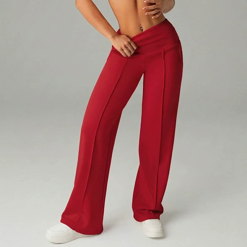 🥳Uitverkoop 2026🧘‍♀️Hoge taille wijde broek voor dames – Zachte, rekbare stof die je buik subtiel afslankt! Geschikt voor elk figuur, geeft een slank silhouet.