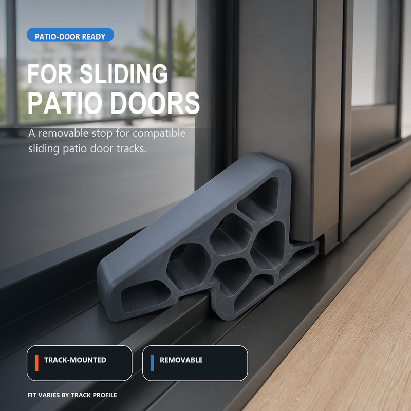 🔥1 kopen, 1 gratis🚪Deurstopper voor schuiframen & balkondeuren – beperkt openingshoek, voorkomt harde stoten & beschermt kozijnen.✨🛡️