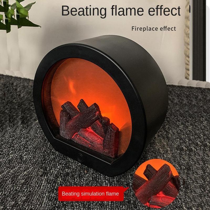 🪔 【Vlamloze LED-haardlantaarn】— Breng de gezellige gloed van een open haard naar elke muur! 🌌✨
