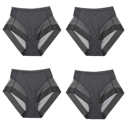 Naadloze ijszijde bodyconslip met hoge taille - betaal 1 krijg 4 (4 packs)