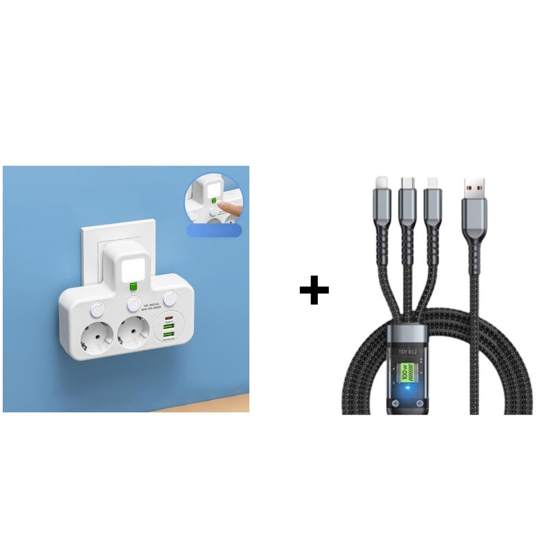 Slimme stekkerdoos met USB-poorten