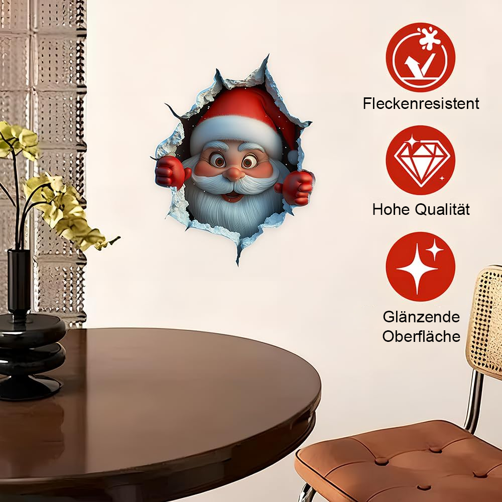 🎄Kerstuitverkoop 57% korting🎅Creatieve kerststickers voor aan de muur