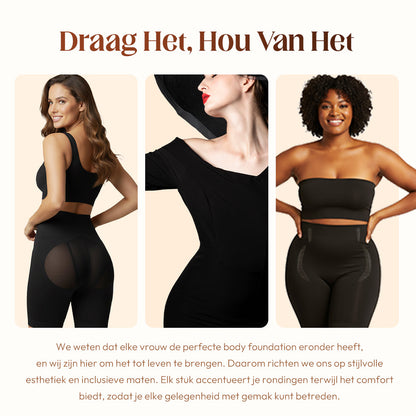 🔥🩱Corrigerende shorts met hoge taille voor een gelifte billenlook