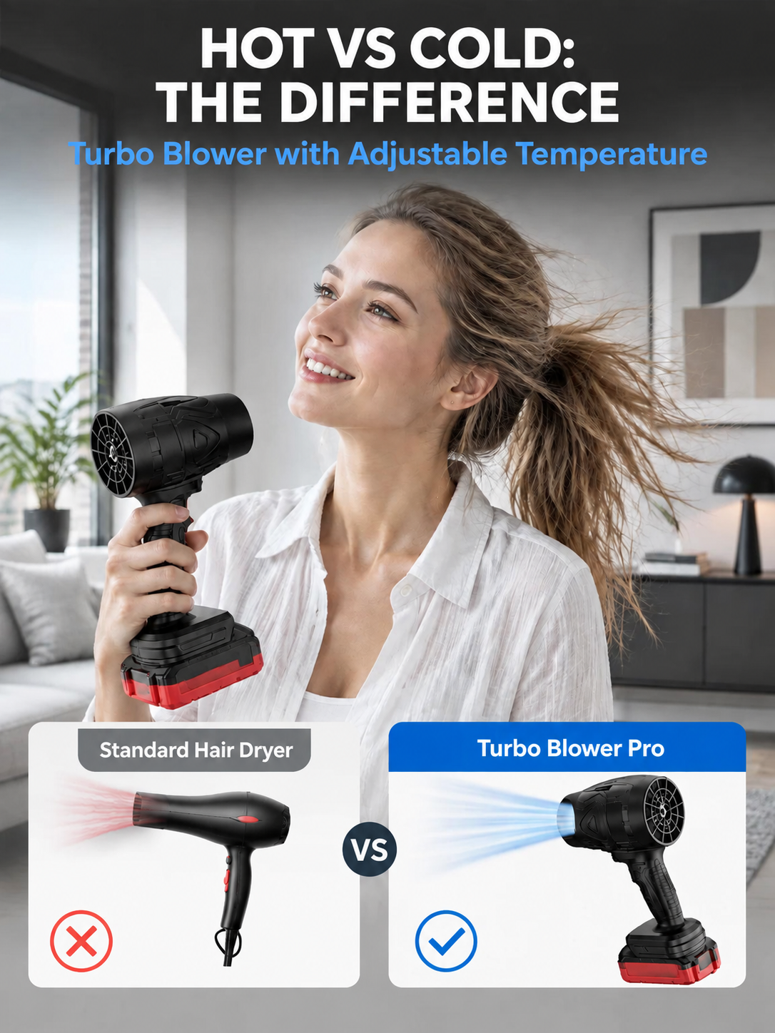 🔥HETE AANBIEDING🔥Handmatige Turbo‑Power Blazer