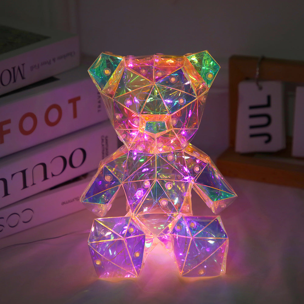 ✨【60% KORTING Sparkling Bear】— Omarm regenbogen en sterren! 🌈🧸💕