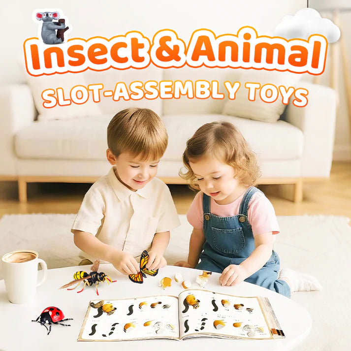 🐞🎄Best verkocht！🎁 Bouwspeelgoed Insecten & Dieren – Leuk Cadeau voor Kinderen ✨