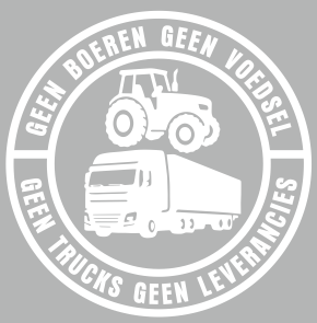 ⚡⚡50% KORTING!!! 🚜Autosticker: 🌾Geen boeren, geen voedsel – geen vrachtwagens, geen leveringen🚛