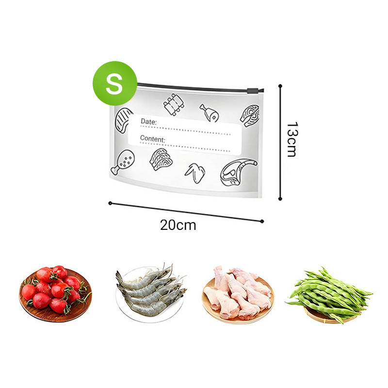 🍗Koop 2, krijg 1 gratis 🥦Herbruikbare afsluitbare opbergzakken van aluminiumfolie