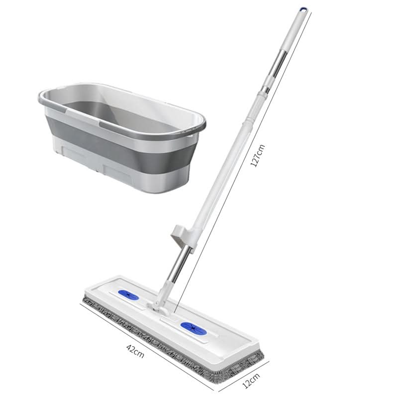 🧼🌀 Verbeterde Chenille vlakmop! 3 seconden waterabsorptie + 180° vloeromhulling, geen dode hoeken meer 🚀