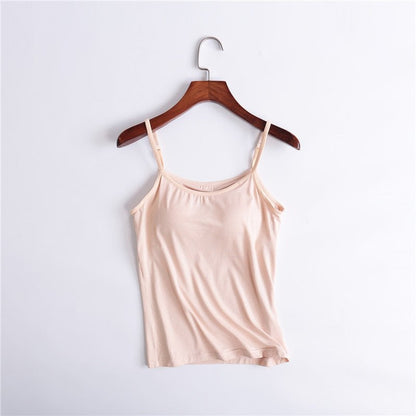 Halster vest voor dames - ingebouwde gewatteerde bh vest