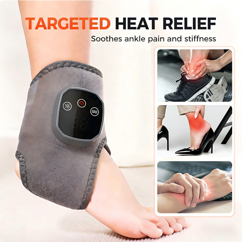 🦶【De draagbare thermische powerbank】— Warmtetherapie + vibratie, voor een diepe “reset” van uw enkels! ✨🌀