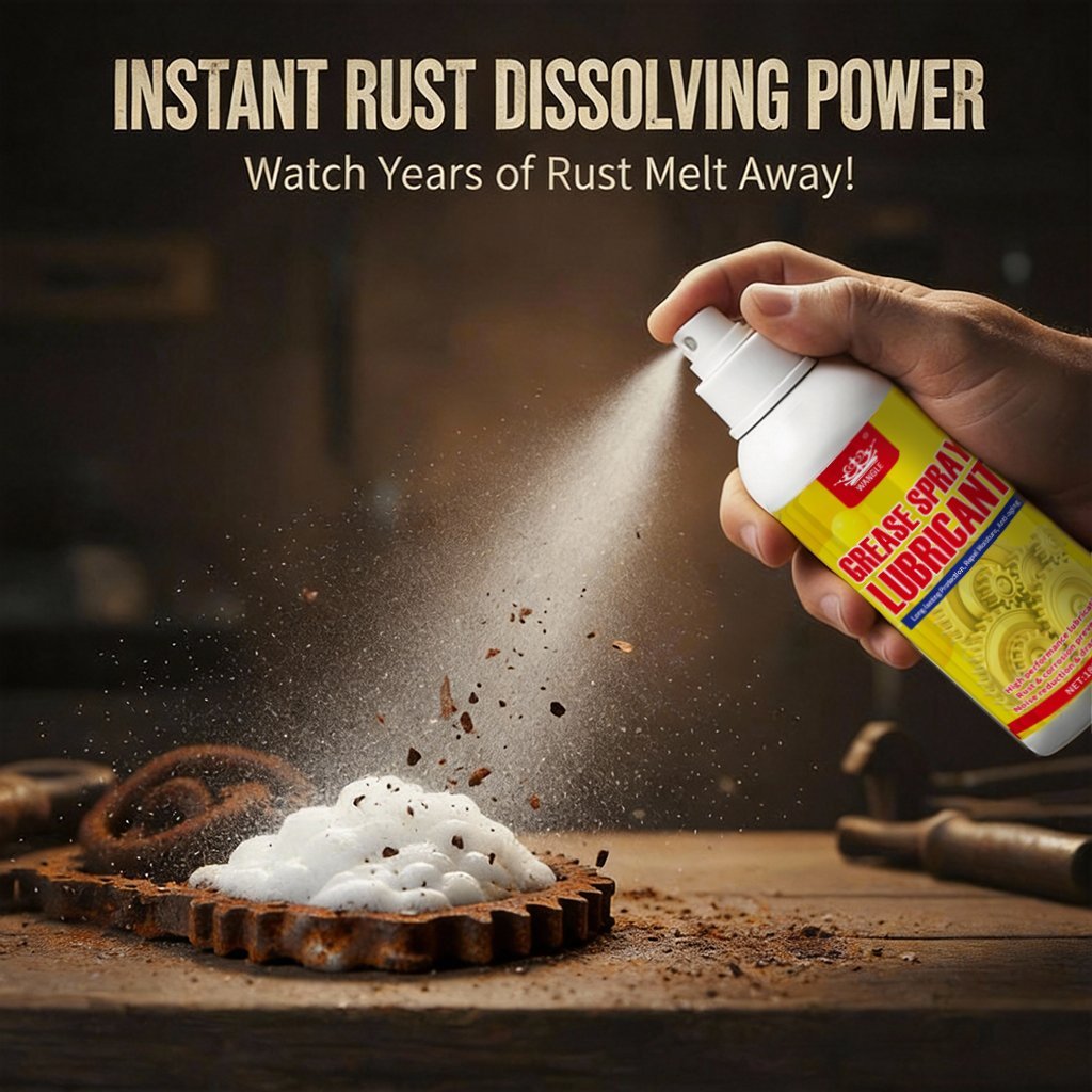 🔥 3-in-1 Roestverwijderaar – Spray, Wacht & Veeg | Helpt Roest te Verwijderen & Metaal Weer Frisser te Laten Uitzien | Voor Auto & Gereedschap