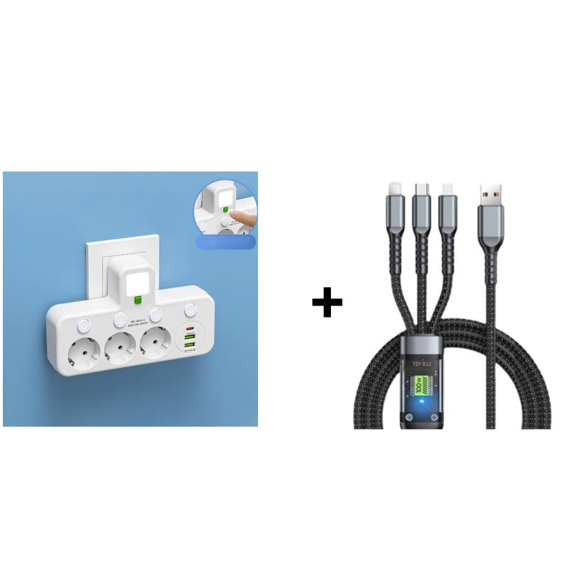 Slimme stekkerdoos met USB-poorten