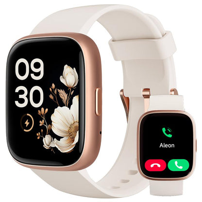 ⌚Slimme horloge voor dames en heren, fitnesstracker met beantwoorden/bellen, fitnesshorloge met slaaptracker/100 sporten/IP68 waterdichte stappenteller✨