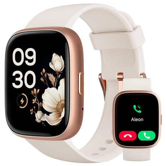 ⌚Slimme horloge voor dames en heren, fitnesstracker met beantwoorden/bellen, fitnesshorloge met slaaptracker/100 sporten/IP68 waterdichte stappenteller✨