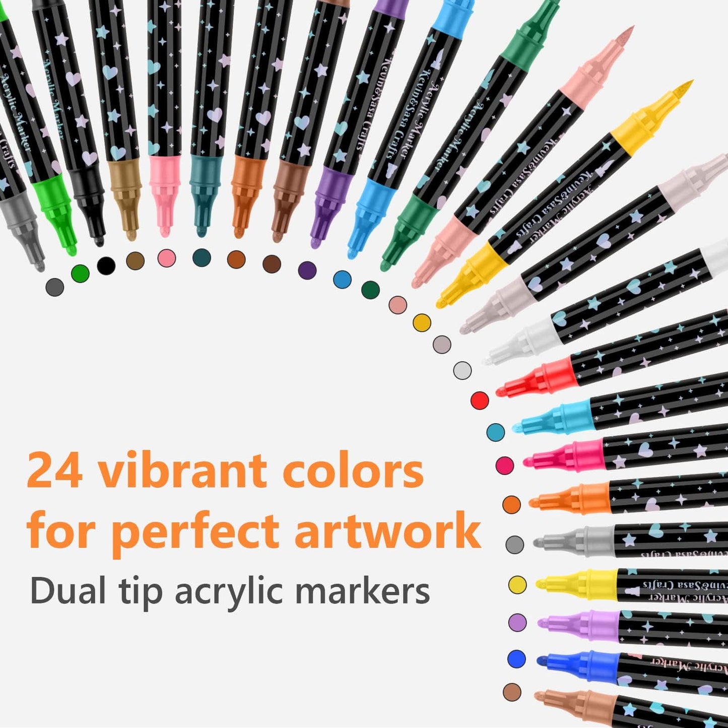 🔥Hot Sale 50% KORTING🎁Dual-Tip Glitter Marker Pen
