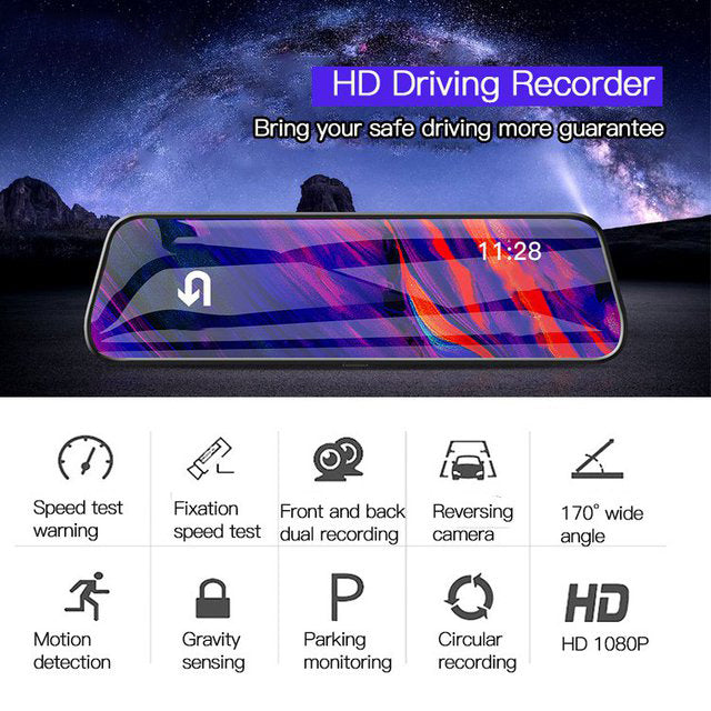 Dual HD Lens Auto Rijden Recorder