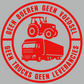⚡⚡50% KORTING!!! 🚜Autosticker: 🌾Geen boeren, geen voedsel – geen vrachtwagens, geen leveringen🚛