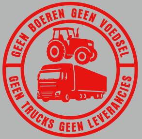 ⚡⚡50% KORTING!!! 🚜Autosticker: 🌾Geen boeren, geen voedsel – geen vrachtwagens, geen leveringen🚛