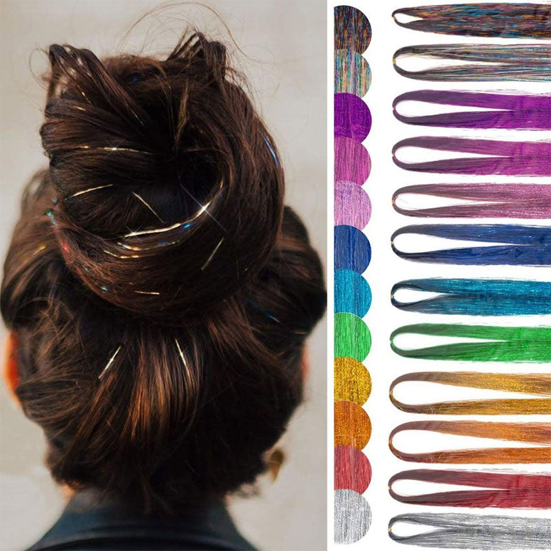📢📢50% KORTING!! ⏰ 14-delige set glitter satijnen haaraccessoires ✨