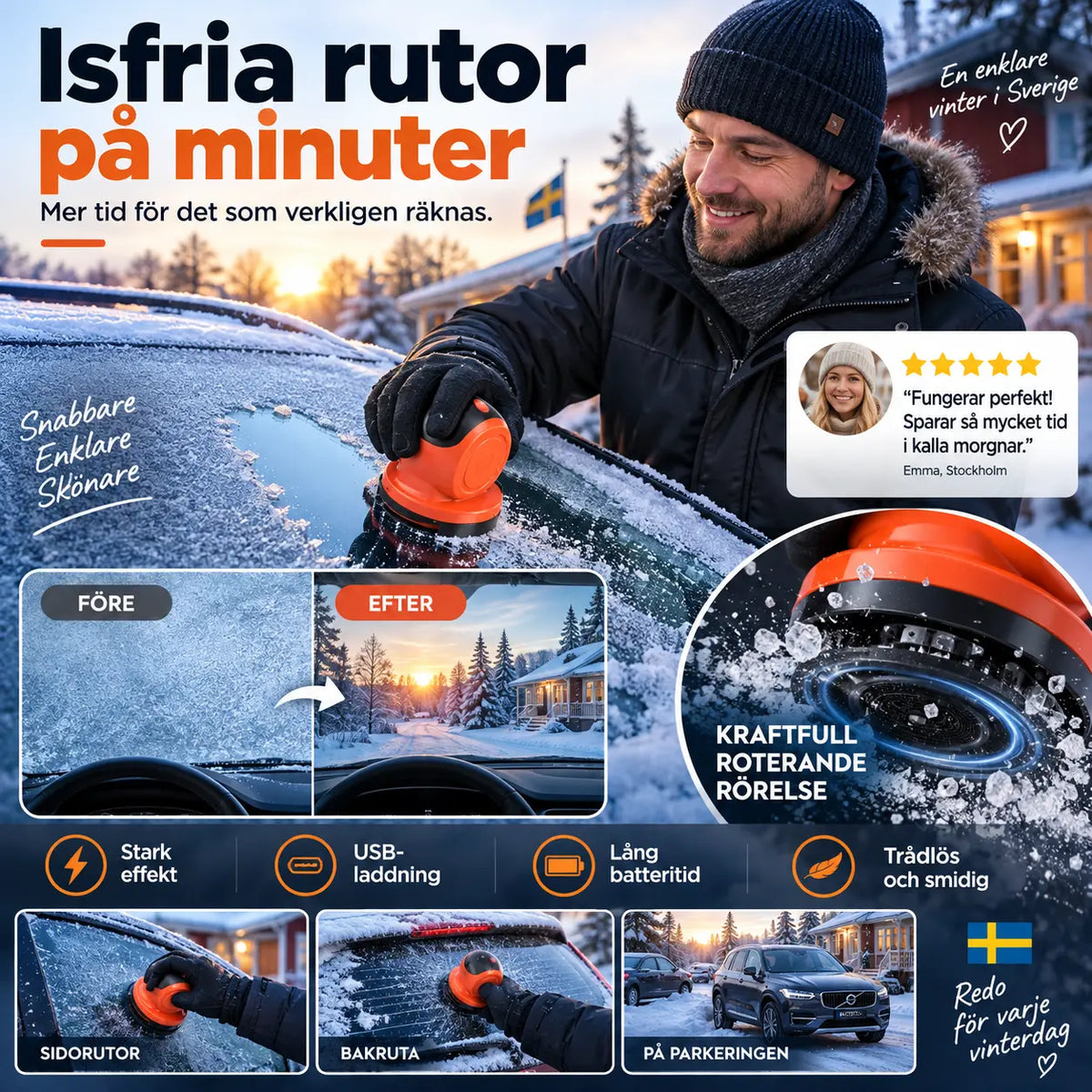 🔥50% KORTING NU! Oplaadbare Elektrische IJskrabber met LCD-scherm voor Autoruiten ❄️🚗✅💥