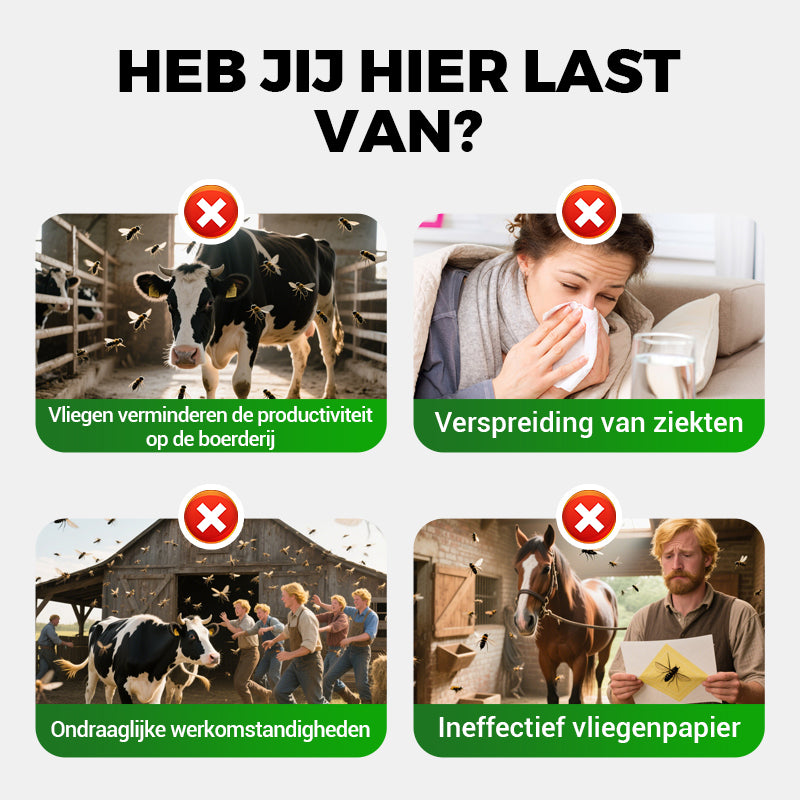 Universeel Hoogrenderend en Veilig Vliegenbestrijdingsmiddel