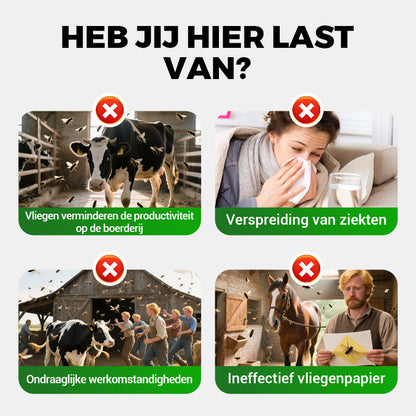 Universeel Hoogrenderend en Veilig Vliegenbestrijdingsmiddel
