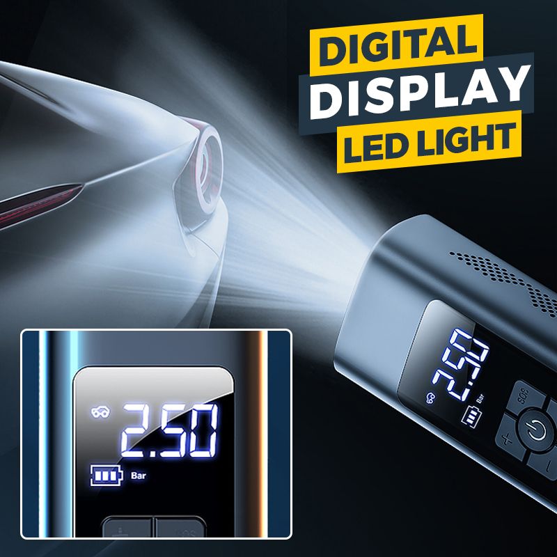 Digitale display autobandpomp