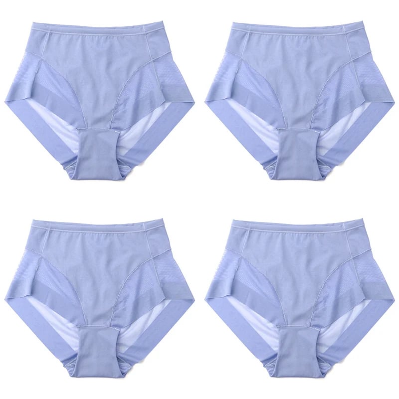 Naadloze ijszijde bodyconslip met hoge taille - betaal 1 krijg 4 (4 packs)