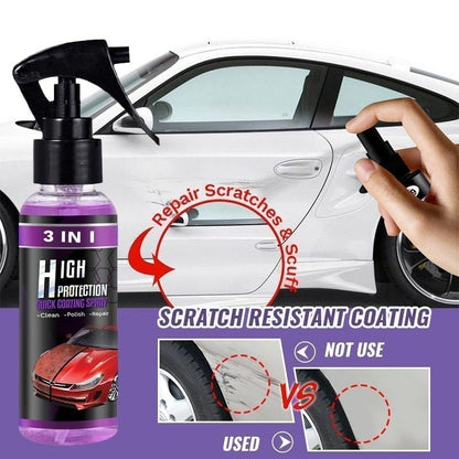 3-IN-1 Snelle autocoating spray met hoge bescherming