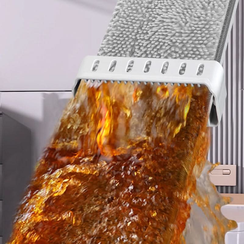 🧼🌀 Verbeterde Chenille vlakmop! 3 seconden waterabsorptie + 180° vloeromhulling, geen dode hoeken meer 🚀