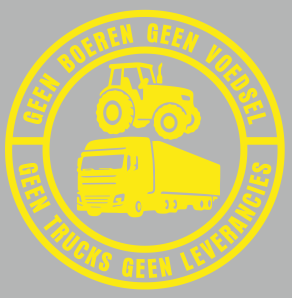 ⚡⚡50% KORTING!!! 🚜Autosticker: 🌾Geen boeren, geen voedsel – geen vrachtwagens, geen leveringen🚛
