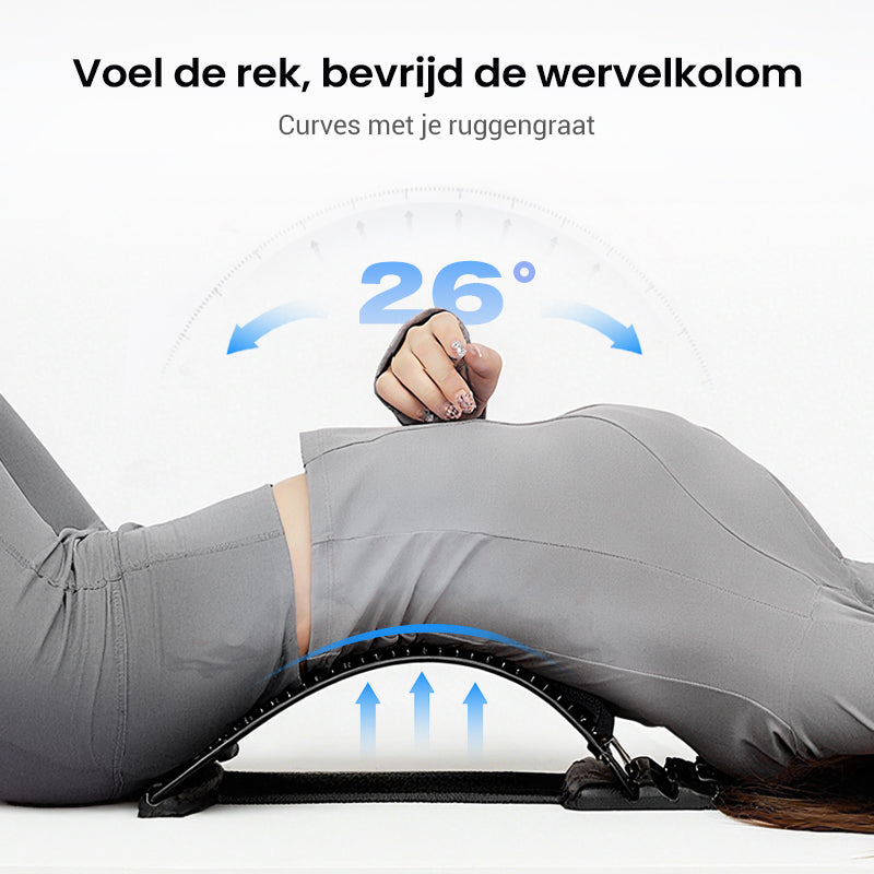 🧲💆‍♂️Rugpijn en stijfheid verlichten zonder naar een fysiotherapeut te hoeven – Magnetische Rugstretcher | 15 min/dag 🧲💪