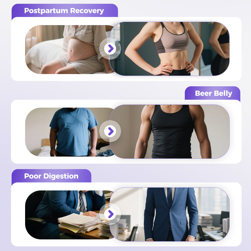 🏆5-versnellingen handheld massagerring met verstelbare riem🌿👑