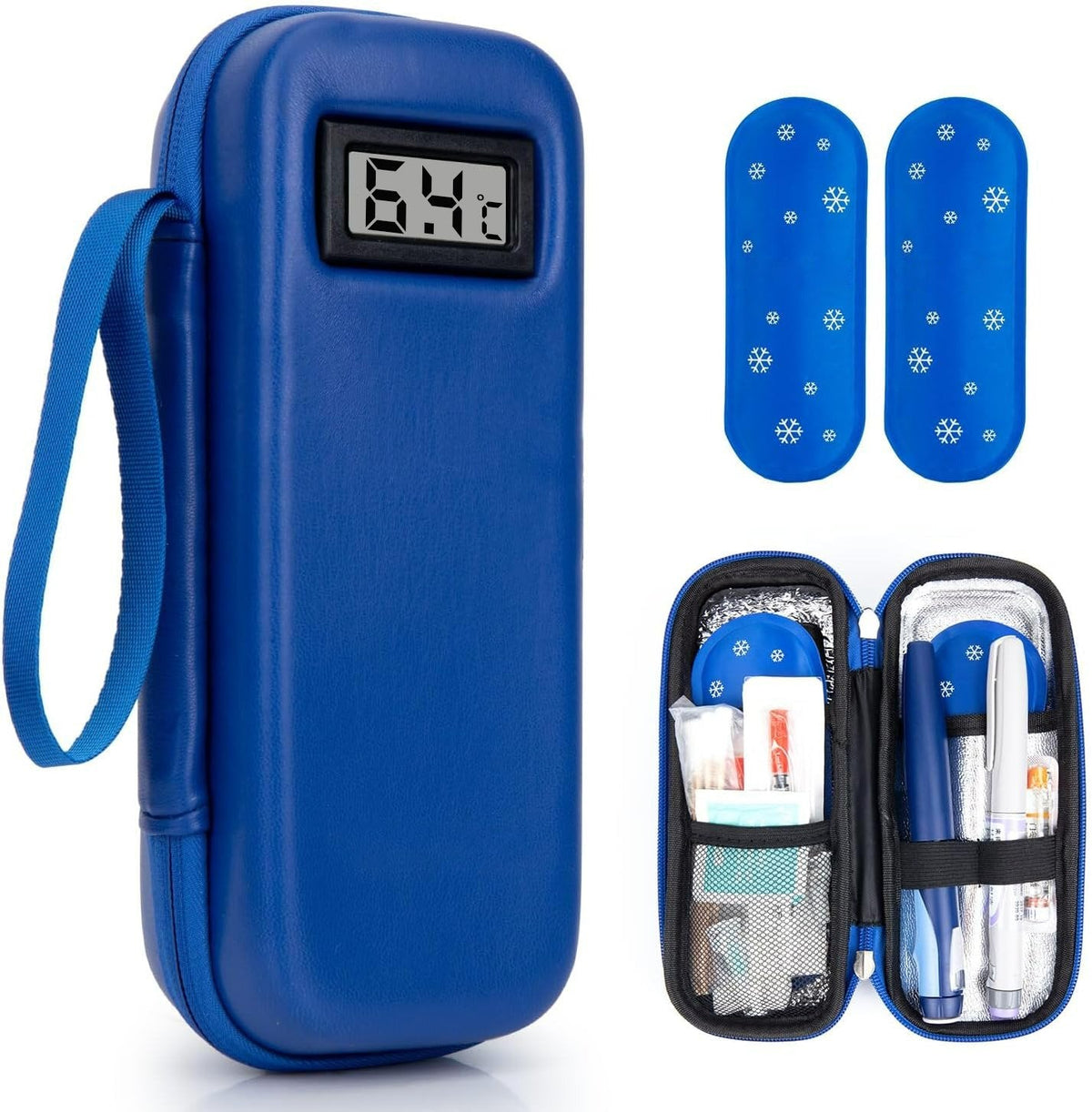 💉🌡️ 50% KORTING! Nooit meer zorgen over je insuline onderweg! Deze koeltas met temperatuurdisplay houdt je medicatie 6-8 uur koel – compact, licht en TSA-goedgekeurd!