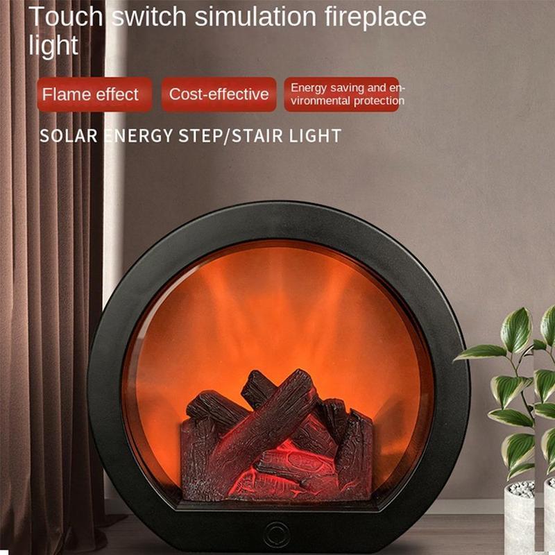 🪔 【Vlamloze LED-haardlantaarn】— Breng de gezellige gloed van een open haard naar elke muur! 🌌✨