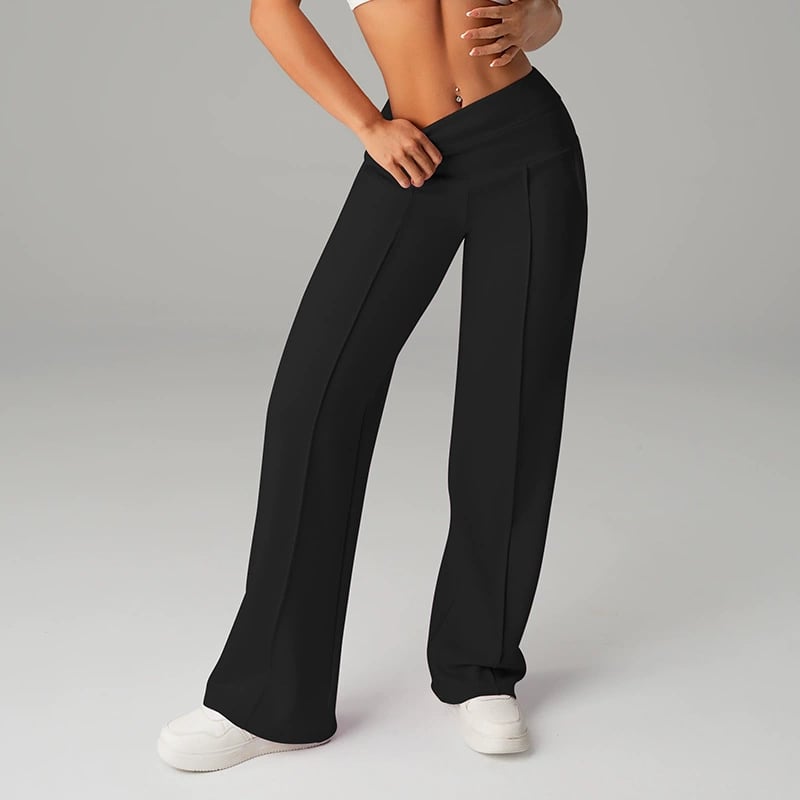 🥳Uitverkoop 2026🧘‍♀️Hoge taille wijde broek voor dames – Zachte, rekbare stof die je buik subtiel afslankt! Geschikt voor elk figuur, geeft een slank silhouet.