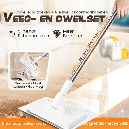 🔥Laatste dag verkoop 50% korting🔥Wegwerpstofmaap met 4 herbruikbare doeken