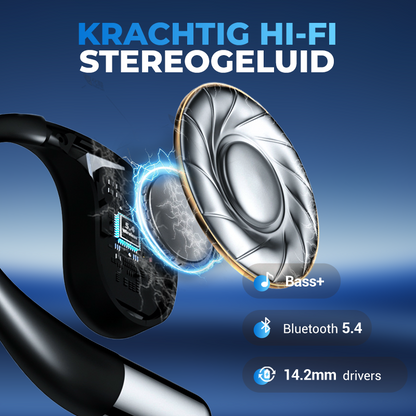 Draadloze open oorknoppen met LED-display