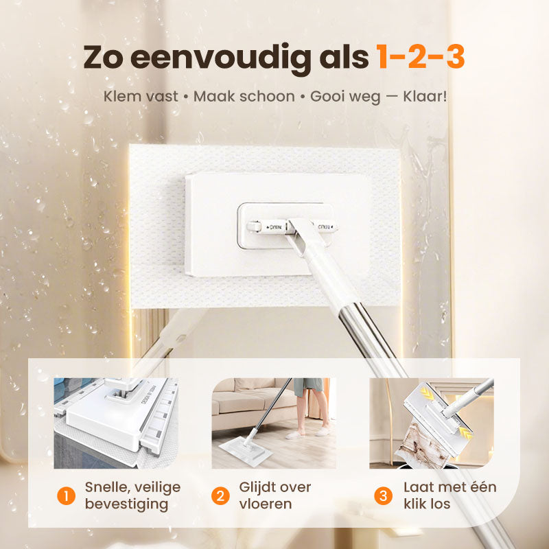🔥Laatste dag verkoop 50% korting🔥Wegwerpstofmaap met 4 herbruikbare doeken