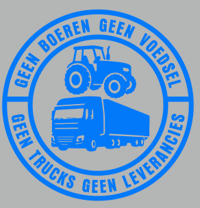⚡⚡50% KORTING!!! 🚜Autosticker: 🌾Geen boeren, geen voedsel – geen vrachtwagens, geen leveringen🚛