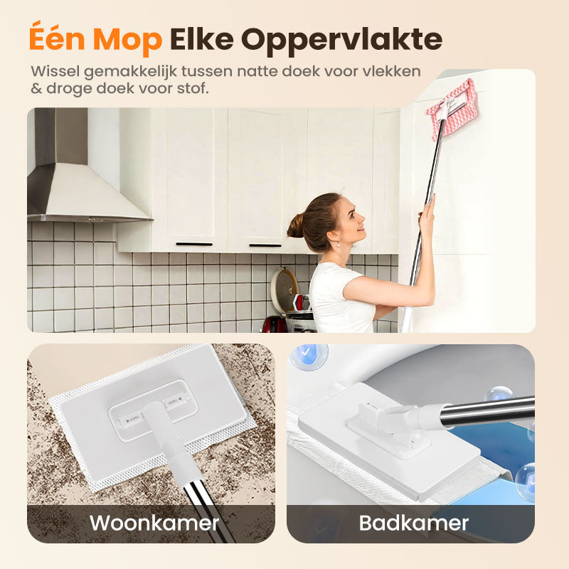 🔥Laatste dag verkoop 50% korting🔥Wegwerpstofmaap met 4 herbruikbare doeken