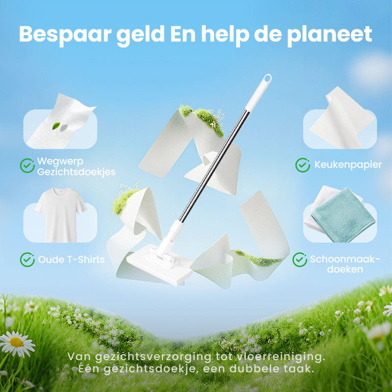 🔥Laatste dag verkoop 50% korting🔥Wegwerpstofmaap met 4 herbruikbare doeken