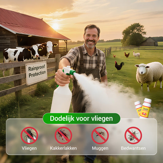 Universeel Hoogrenderend en Veilig Vliegenbestrijdingsmiddel