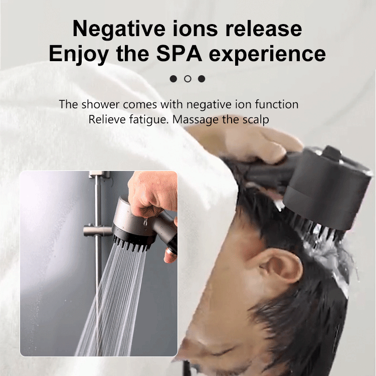 Multifunctionele douche voor massage en huidverzorging