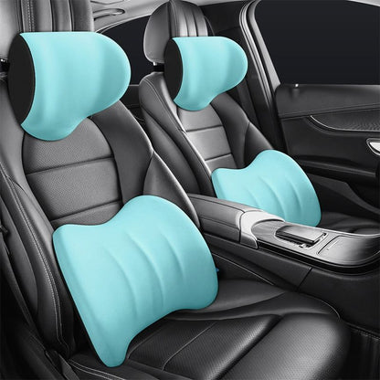 Ergonomisch Autohoofdsteun- en Lendenkussen
